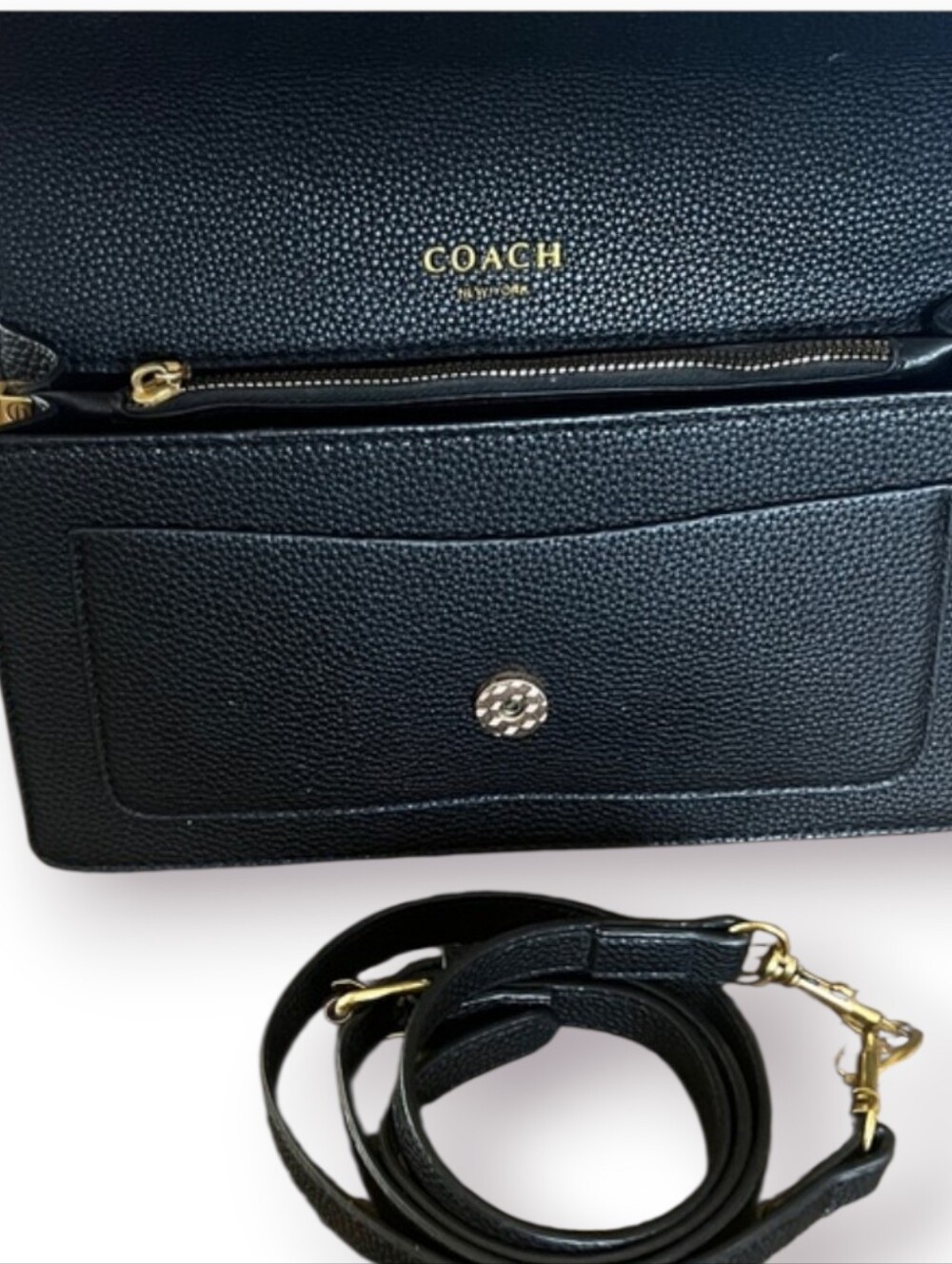 Coach bag , Tabby Black Leather Shoulder Bag